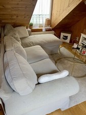 Canapé IKEA EKTORP beige & housse