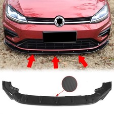Carbone Spoiler Lèvre Lame Jupe Pare-Choc Avant Pour  Golf MK7 MK7.5 R R-Line