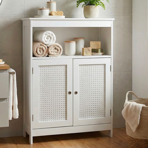 Meuble salle bain - de, blanc