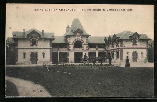 Cpa saint just chevalet - cpa, saint-just-en-chevalet