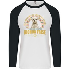 Un T-Shirt De Baseball À Manches Longues Pour Homme Bichon Frise