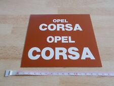 Opel Corsa Sticker