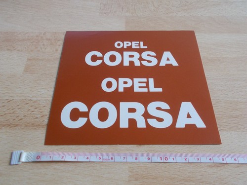 Autocollant opel corsa - opel,