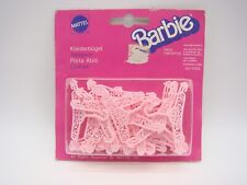 BARBIE - HANGERS - DRESSING ROOM HANGERS - MATTEL 1983 - NEW - OLD -