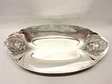 Art Nouveau - panière en métal argenté signé GALLIA  (Christofle) vers 1900