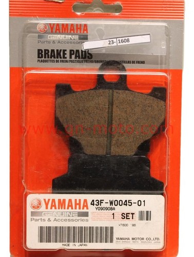 Jeu plaquettes avant yamaha - jeu, de