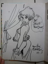 WALTHERY  /  NATACHA  17 / LA VEUVE NOIRE   / EO  +  DEDICACE