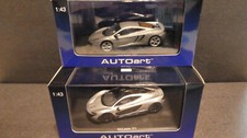 Lot miniatures Autoart 1/43 McLaren 12C + P1 ref : 56007 + 56013