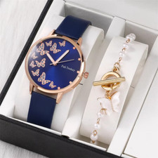 Montre + Bracelet Papillon