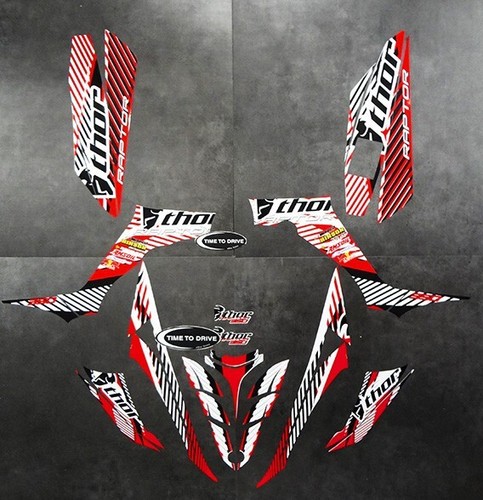 Yamaha 350r raptor red white - yamaha, red/white