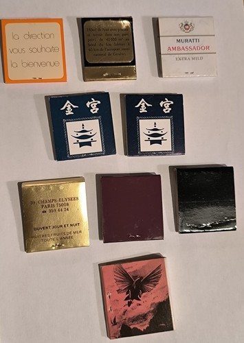 Lot boîtes d allumettes - lot, 9