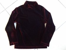 Pull bordeaux à col montant, 6ans - Kiabi - aspect velours