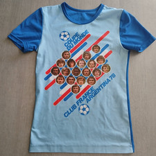 Maillot T-Shirt EQUIPE DE FRANCE Club Argentina 78 1978 foot football ARGENTINE