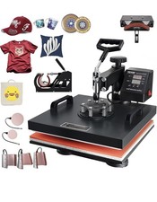 VEVOR Heat Press Machine 15 x 15 inch Sublimation Printer Transfer for DIY