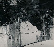 CARRARE c. 1950 - Marble Quarry Italy - DIV 3447