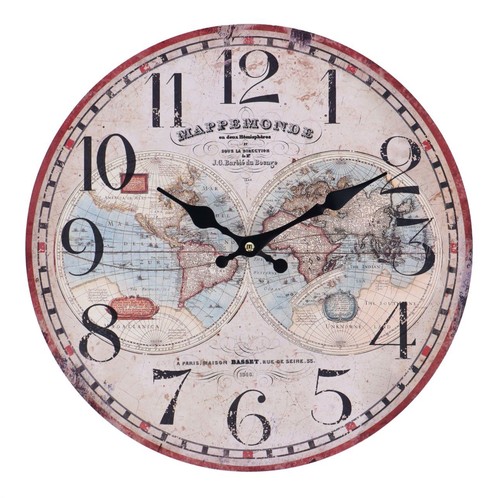 Horloge murale mdf - murale, avec