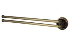 Porte Serviette Salle De Bain Laiton Antique Mural Pivotant Double