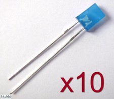 Lot 10x LED rectangulaire