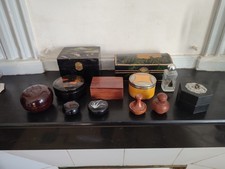 Lot de boites anciennes