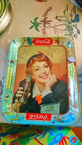 Rare plateau 1949 coca cola - plateau,