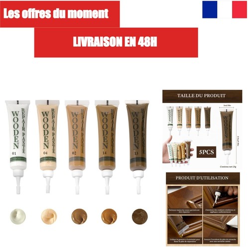 Kit réparation rayures bois - kit,