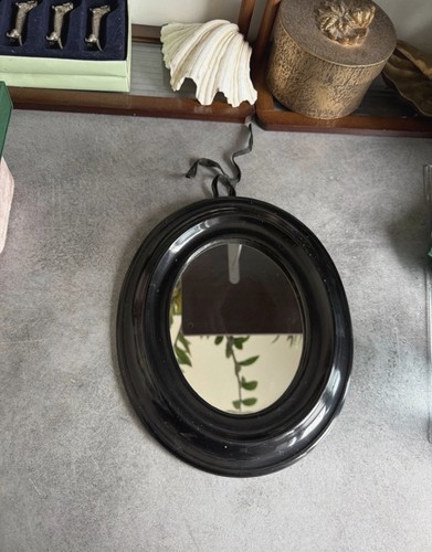 Miroir napoléon noir ovale - napoléon,