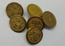 LOT OF ANTIQUE GOLD GOLD FLOWER BUTTONS FINE DIAMETER 1.2 CM
