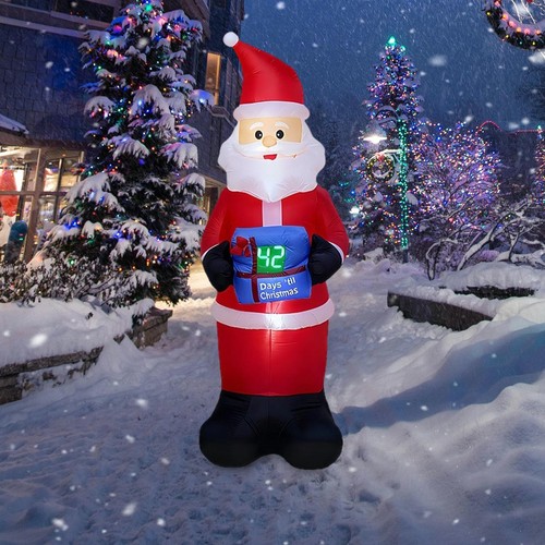 Père noël gonflable - père,