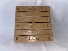 Playmobil System X base plate brown floor imitation wood 9x9 cm