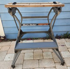 Vtg Black & Decker Workmate Dual 29" Height 79-001 Type08 Portable Work Ctr Vise