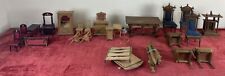GREAT COLLECTION OF FURNITURE FOR DOLLHOUSES. HANDMADE. SPAIN. XIX-XX CENTURY