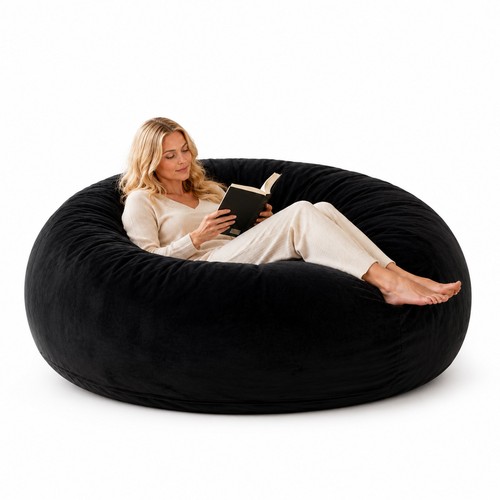 6ft oversized bean bag chair - oversized,