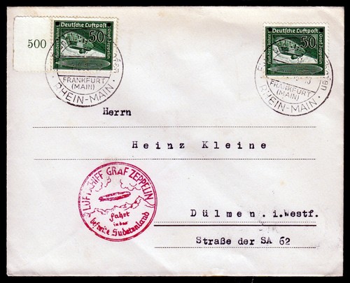 Zeppelin 1938 voyage - voyage, en