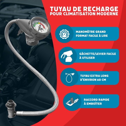 Tuyau langer avec manomètre - tuyau,