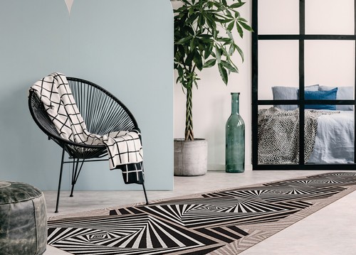 Tapis coureur tissu - coureur, en