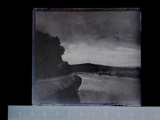 UA153 negative glass plate BE circa 1900 unknown location raised riverfront