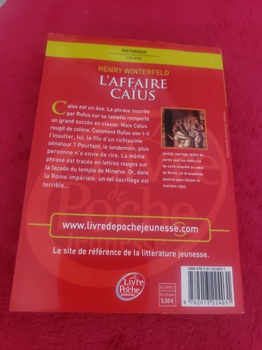 Affaire caius henry - l'affaire,