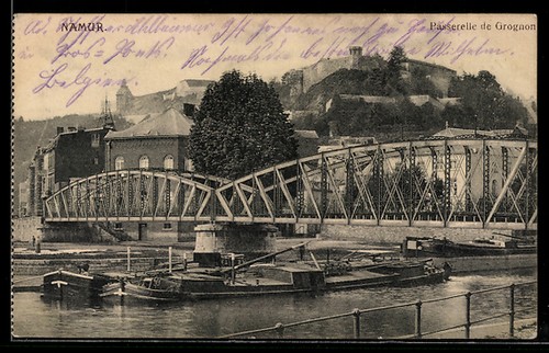 Cpa namur passerelle de - cpa,