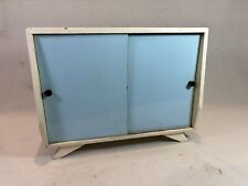 VINTAGE 1950s WOODEN DOLL CABINET
