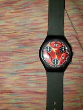 SWATCH SUYB107 REDRUM SKIN CHRONO 2002
