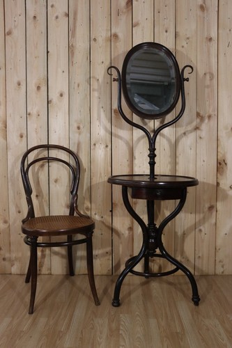 Meuble toilette bois - meuble,