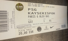 ticket )) PSG V KAYSERISPOR-