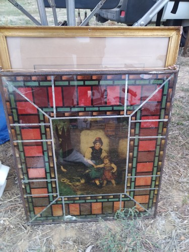 Vitrail verre plombé