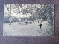 Old postcard SFAX - ball games in the public garden