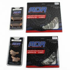 Yamaha YZF 450 2016 - 2020 MDR Complete set of Brake Discs and Pads Motocross