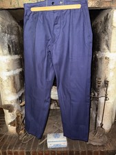 Antique trousers, work blue, flers, dark blue, size 48 L V18