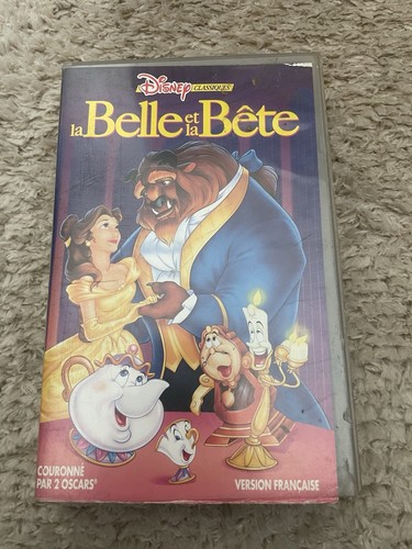 Cassette vhs disney belle - vhs,