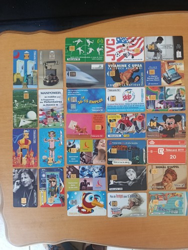 Lot cartes téléphoniques - lot, de
