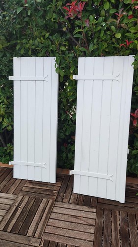 Paires volets bois - de,