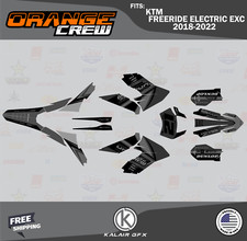 Graphics Kit for KTM FREERIDE ELECTRIC EX-C (2018-2023) Orange-crew - SMOKE